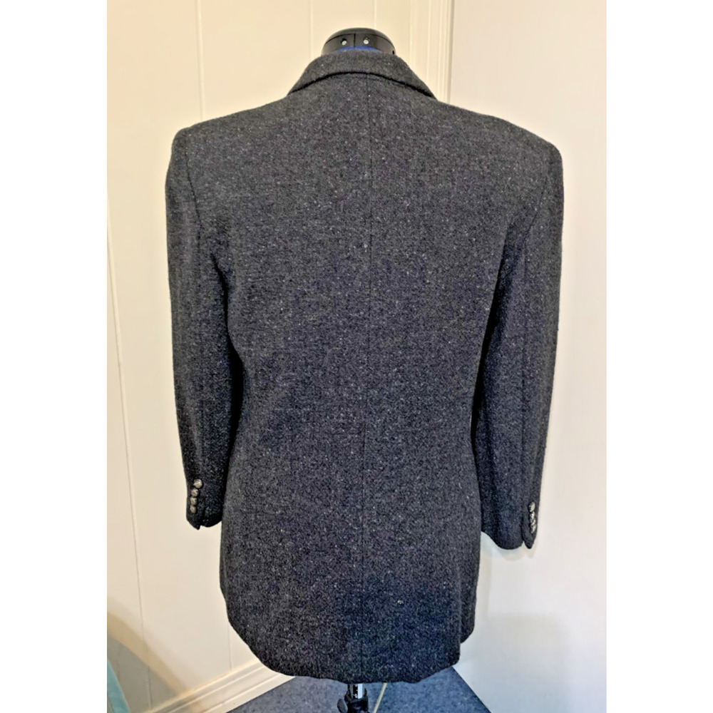 Lauren Ralph Lauren Blazer Womens Size 14W Black 100% Wool Career Work Office - Picture 3 of 10